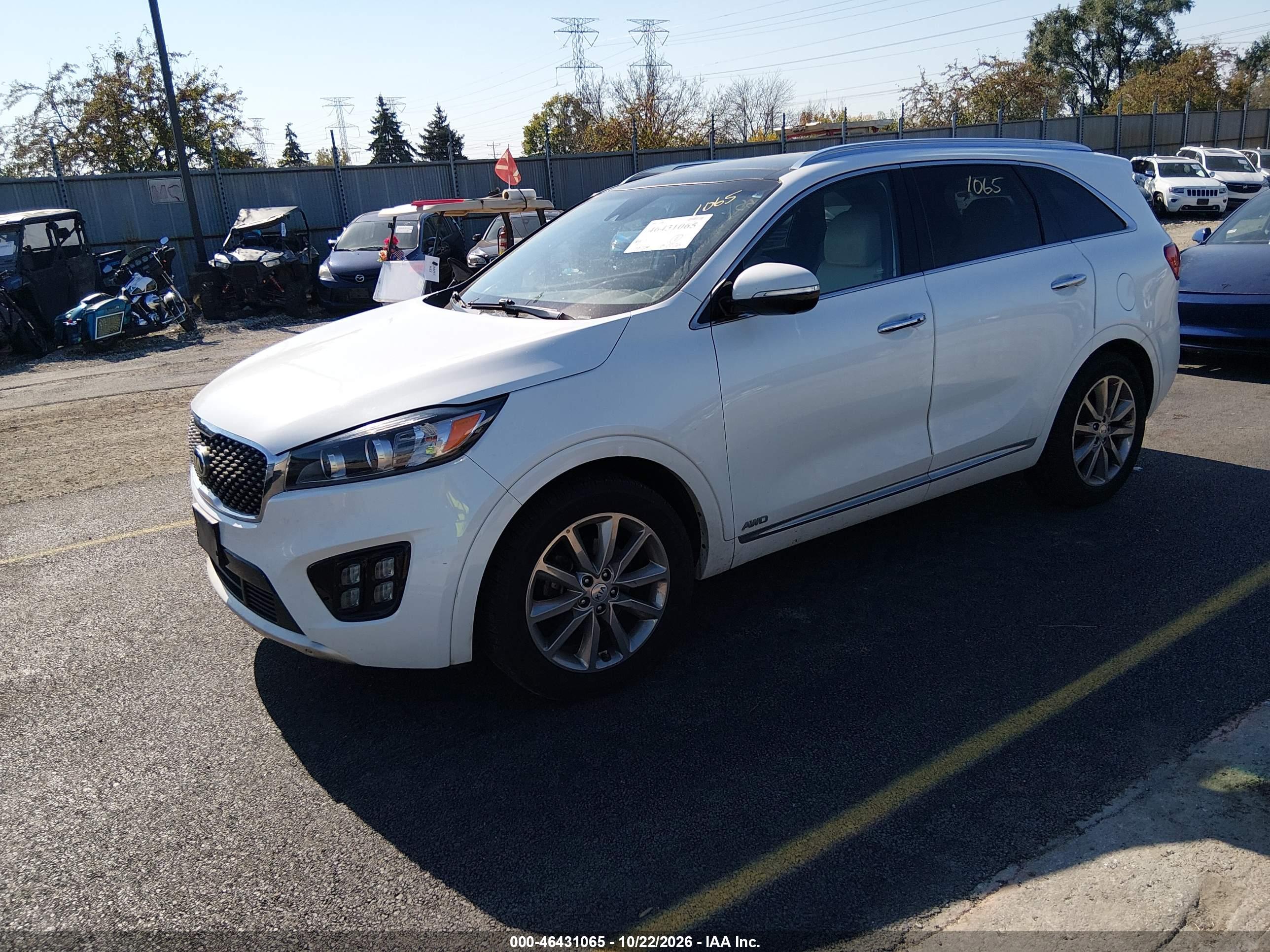 2017 KIA SORENTO 3.3L SXL — I2