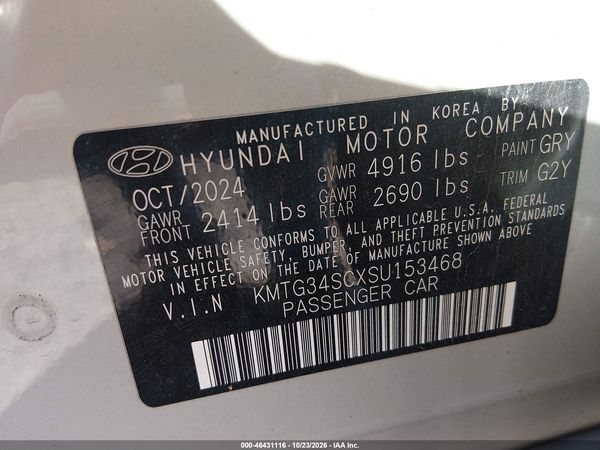 2025 GENESIS G70 2.5T AWD — I9