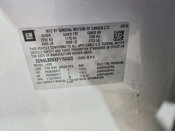 2015 CHEVROLET EQUINOX