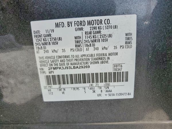 2020 FORD EDGE
