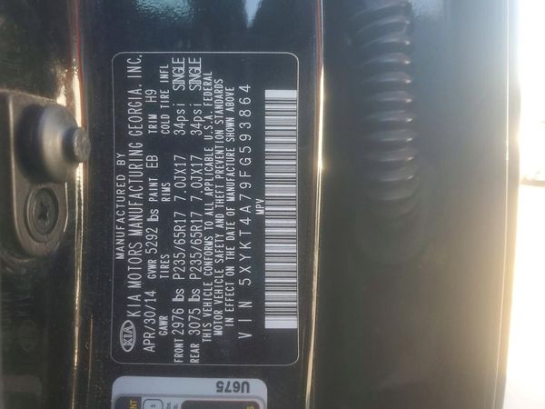2015 KIA SORENTO