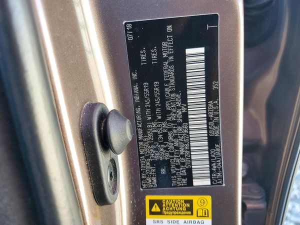 2018 TOYOTA HIGHLANDER Ltd/Ltd Platinum