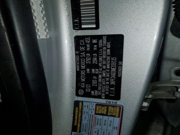 2021 KIA FORTE