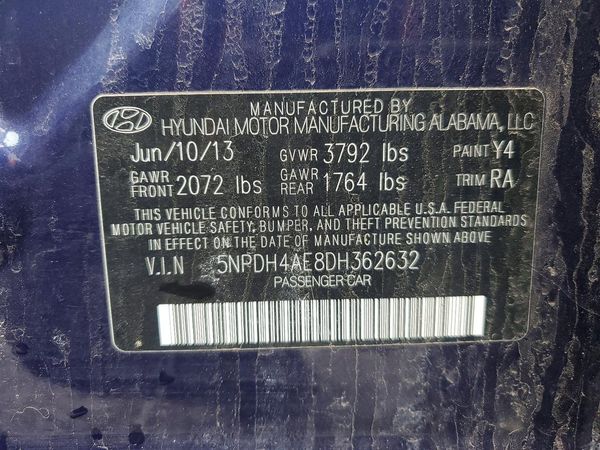 2013 HYUNDAI ELANTRA