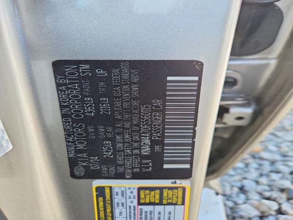 2015 KIA OPTIMA GL - Middle-low