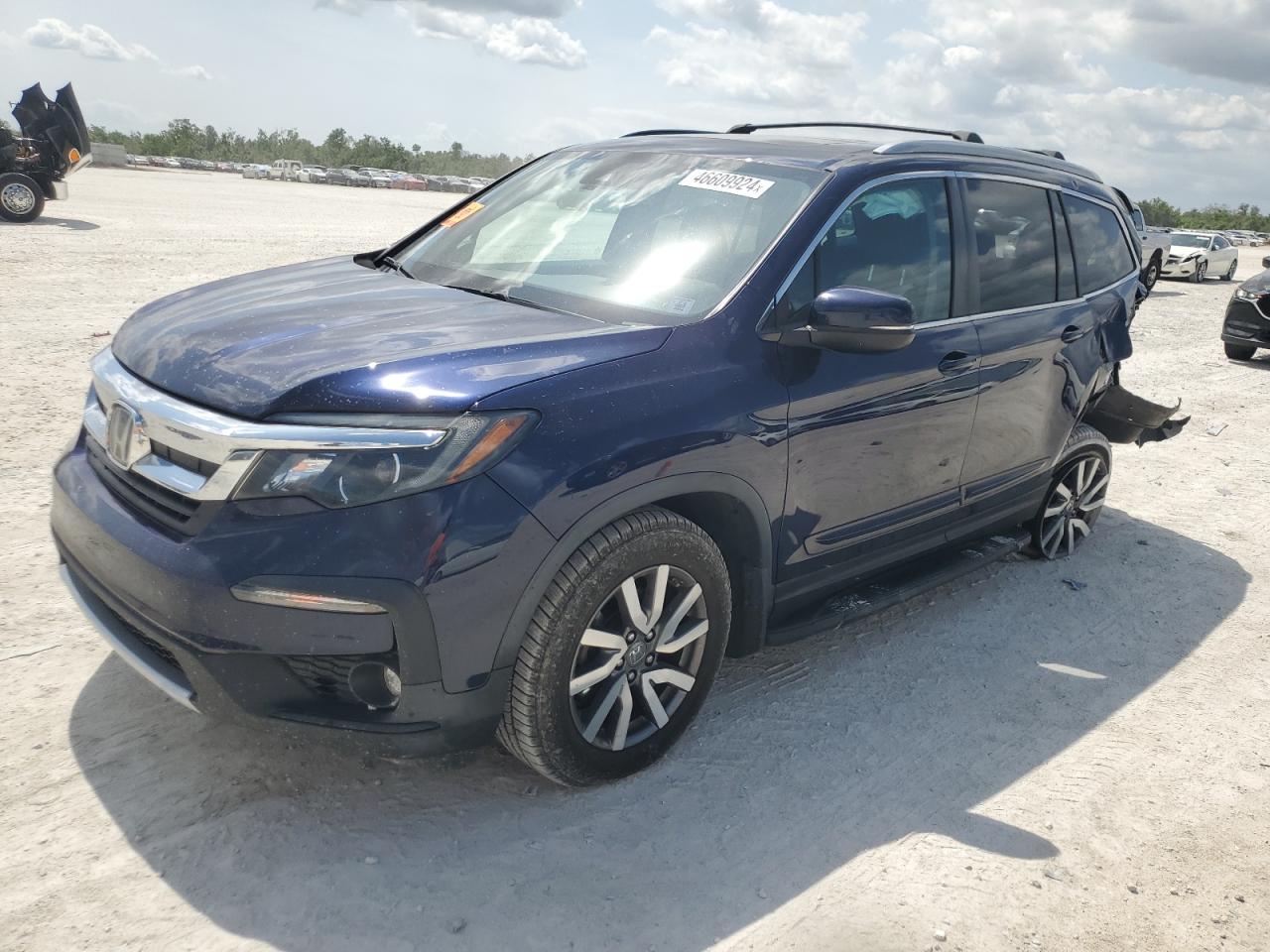 2019 HONDA PILOT BLACK — Front 3/4