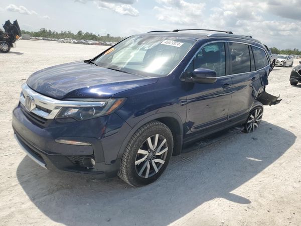2019 HONDA PILOT BLACK — Front 3/4