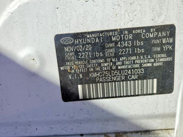 2020 HYUNDAI IONIQ PLUG-IN HYBRID SEL