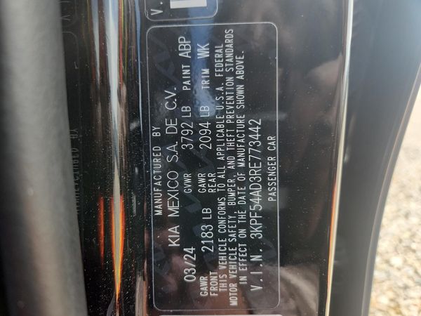 2024 KIA FORTE