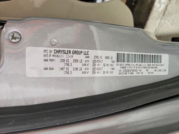 2015 DODGE GRAND CARAVAN