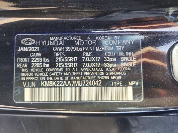 2021 HYUNDAI KONA SEL