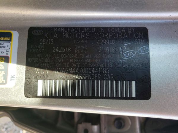 2013 KIA OPTIMA