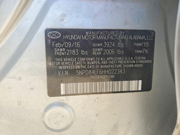 2017 HYUNDAI ELANTRA