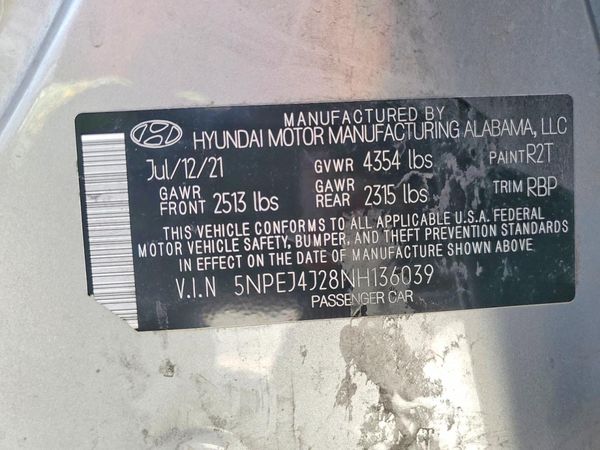 2022 HYUNDAI SONATA