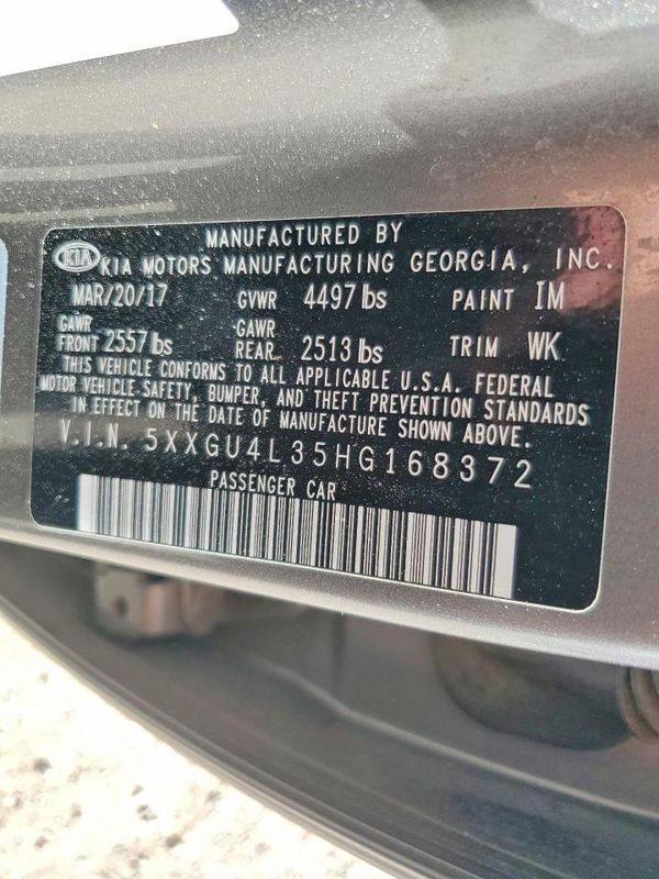 2017 KIA OPTIMA EX/EX Prem/EX Prem Plus