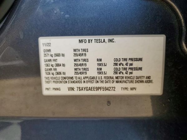 2023 TESLA MODEL Y
