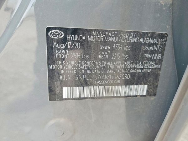 2021 HYUNDAI SONATA