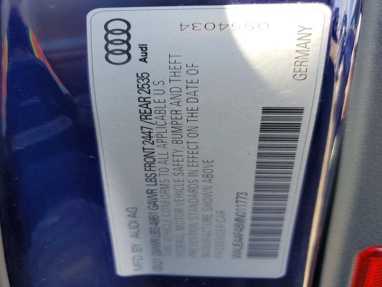 2021 AUDI A4 quattro Premium Plus