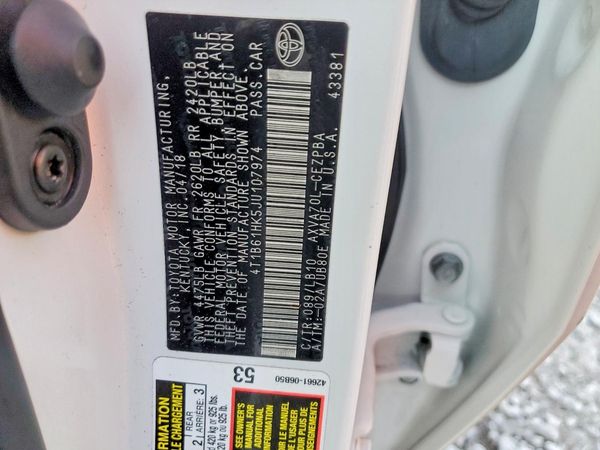 2018 TOYOTA CAMRY
