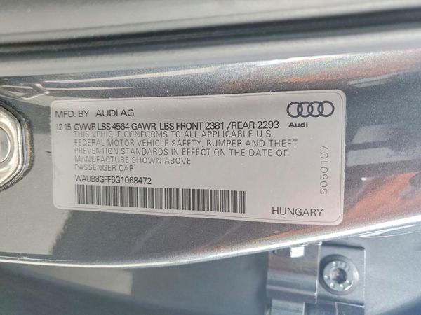 2016 AUDI A3