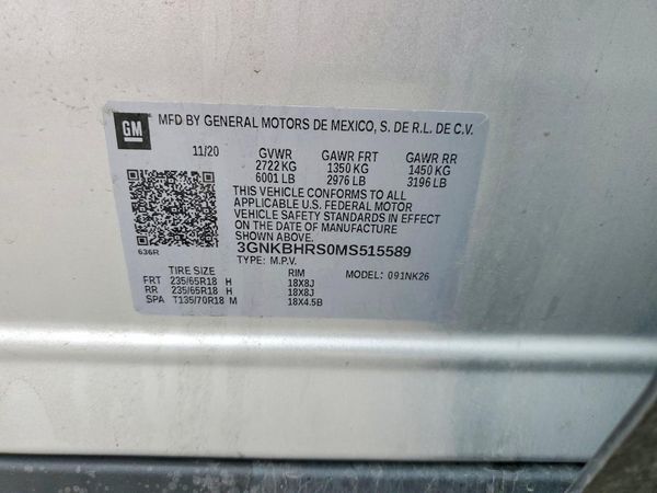 2021 CHEVROLET BLAZER 2LT