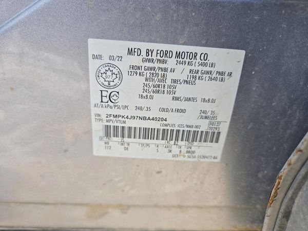 2022 FORD EDGE