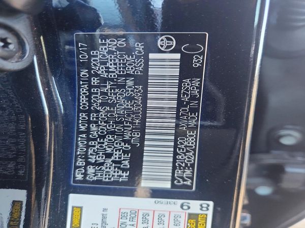 2018 TOYOTA CAMRY