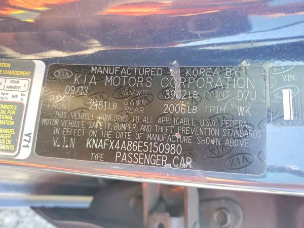2014 KIA FORTE LX, EX