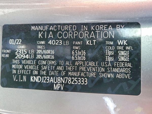 2022 KIA SOUL LX, S, X Line