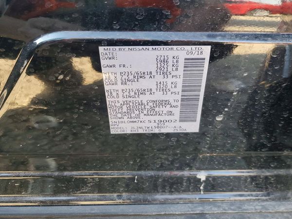 2019 INFINITI QX60