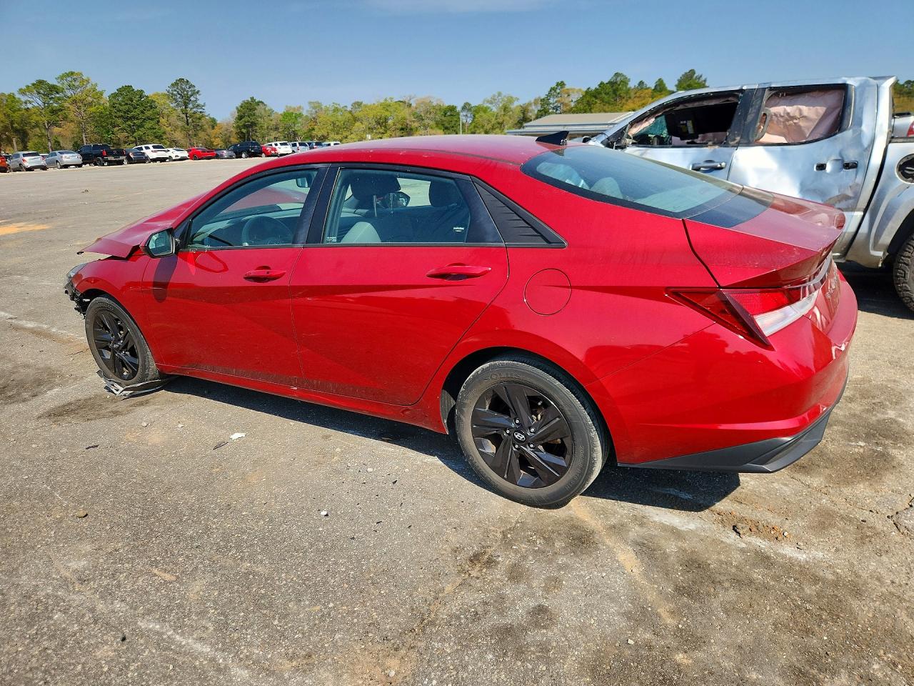 2021 HYUNDAI ELANTRA Blue