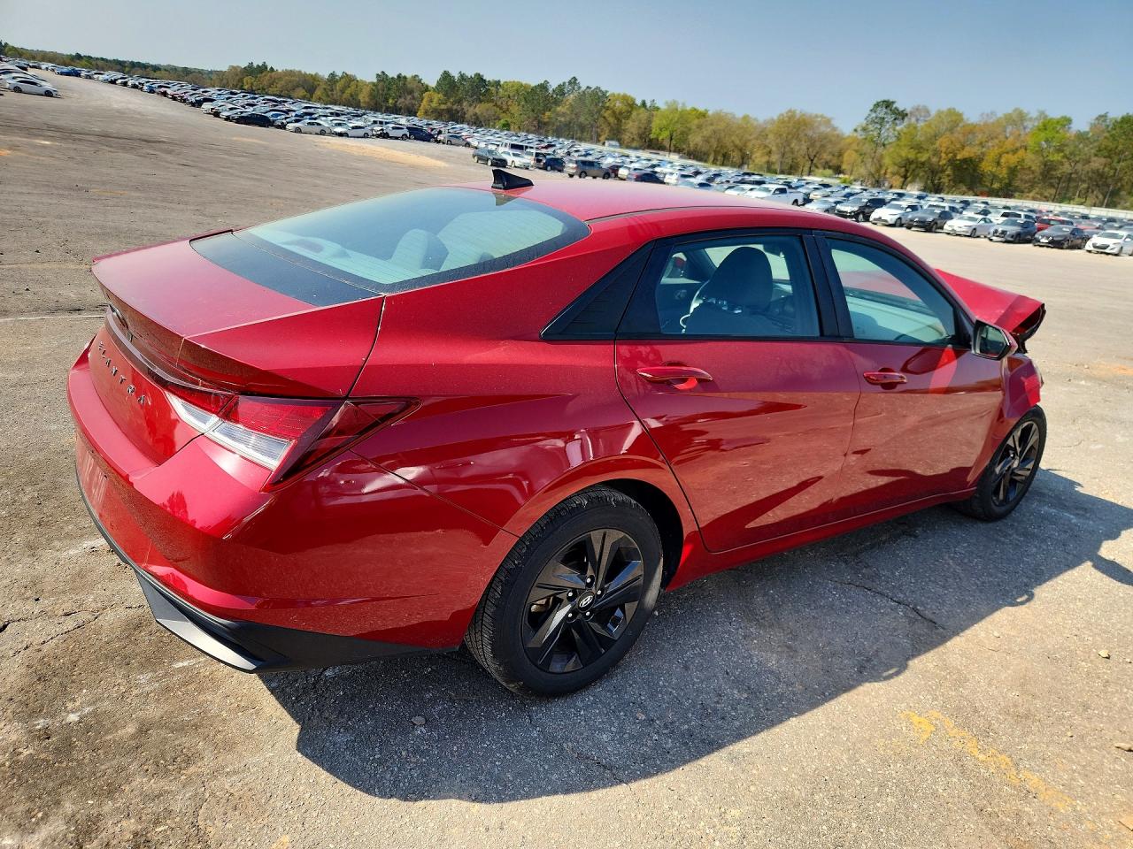 2021 HYUNDAI ELANTRA Blue