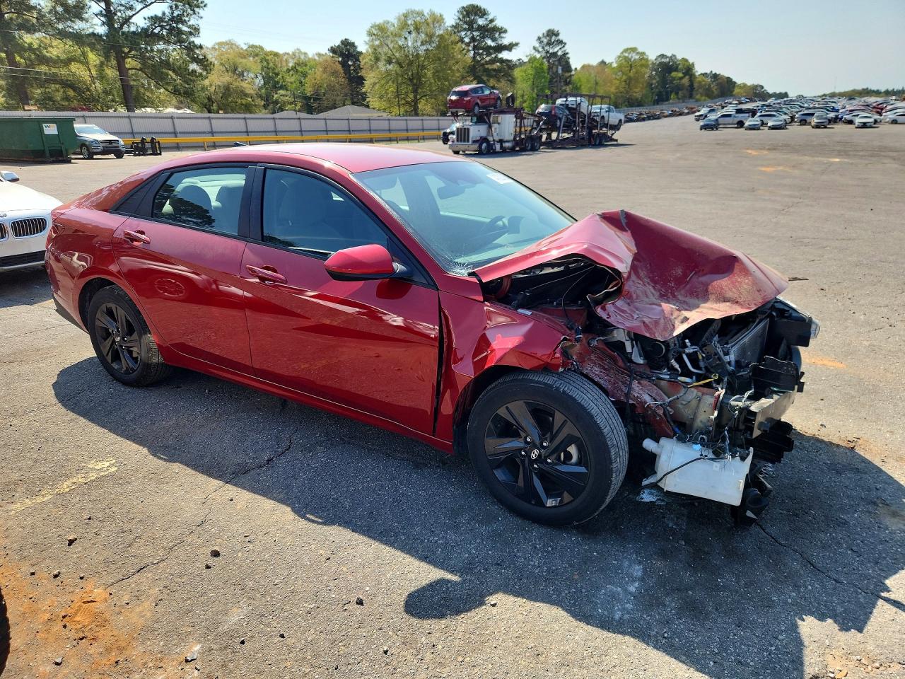 2021 HYUNDAI ELANTRA Blue