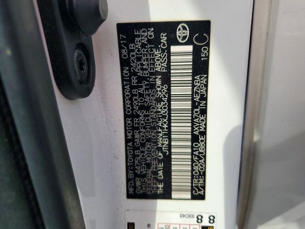 2018 TOYOTA CAMRY LE/SE/XLE/XSE
