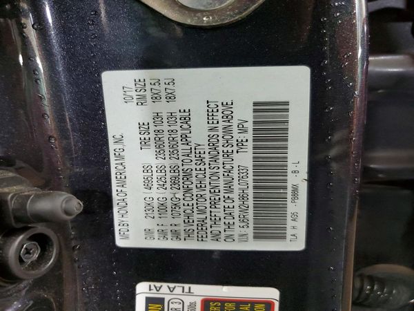 2017 HONDA CRV EX-L/EX-L Navi