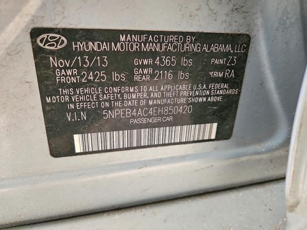 2014 HYUNDAI SONATA GLS/ GLS Popular