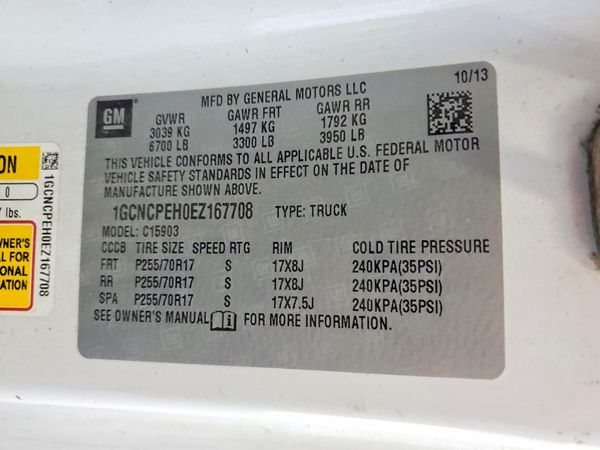 2014 CHEVROLET SILVERADO 1500