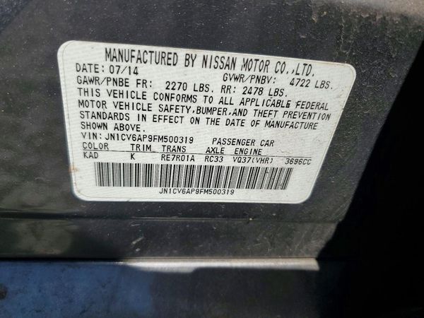 2015 INFINITI Q40