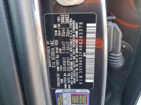 2024 KIA SORENTO