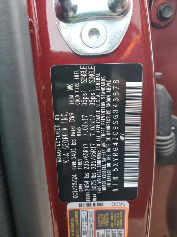 2025 KIA SORENTO