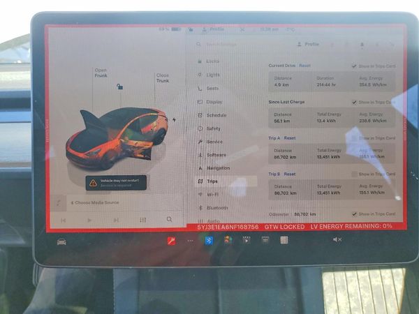 2022 TESLA MODEL 3 STANDARD RAN