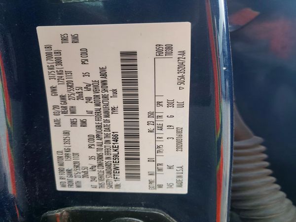 2020 FORD F150