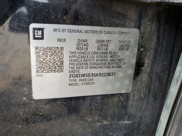 2019 CADILLAC XTS Luxury — VINS