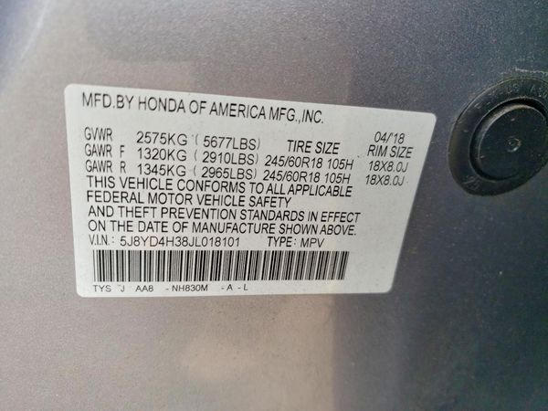 2018 ACURA MDX SH-AWD