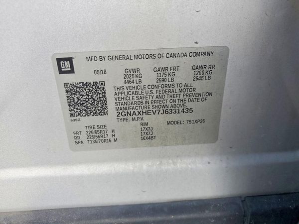 2018 CHEVROLET EQUINOX LS