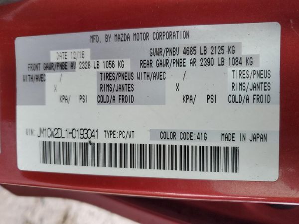 2017 MAZDA 5