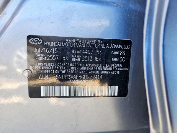 2016 HYUNDAI SONATA
