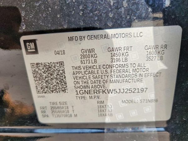 2018 CHEVROLET TRAVERSE