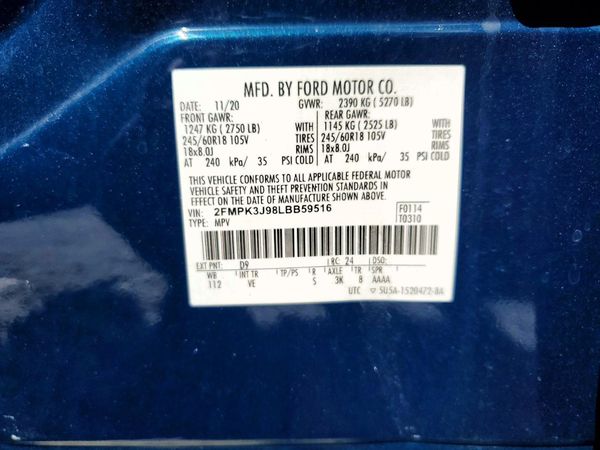 2020 FORD EDGE SEL