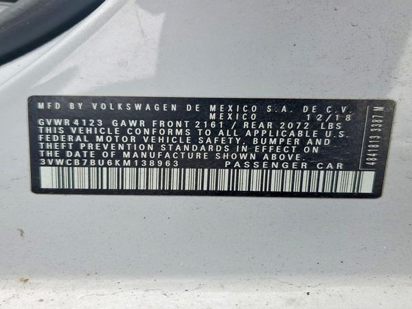 2019 VOLKSWAGEN JETTA
